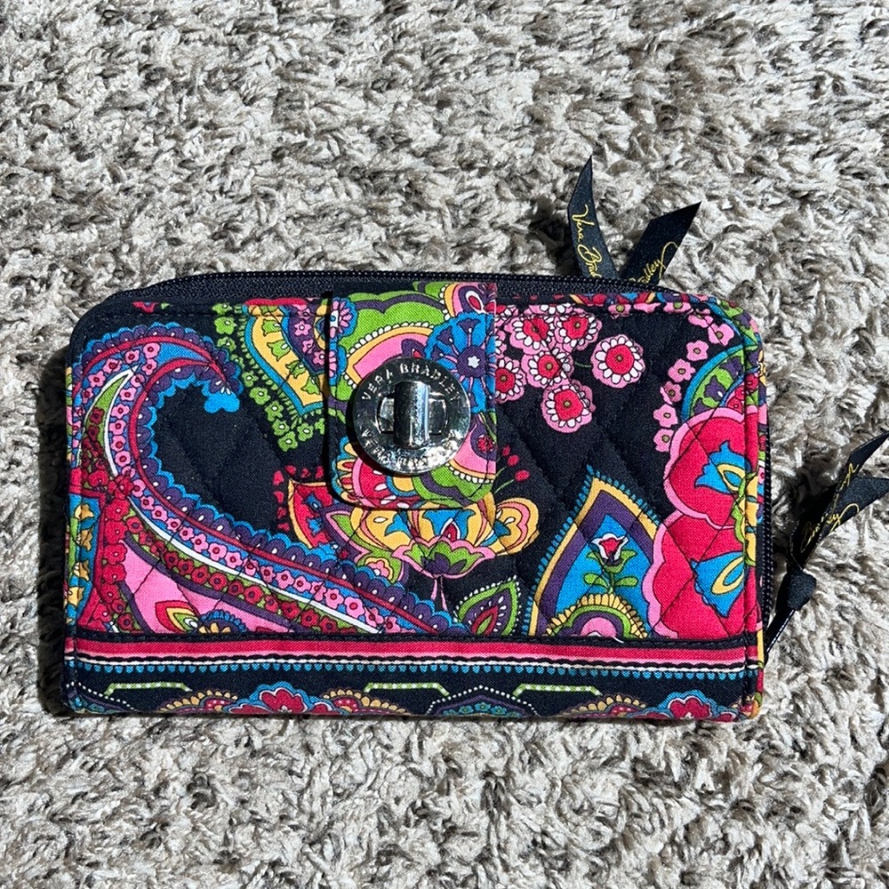 Vera Bradley Women's Multicolor Paisley Wallet